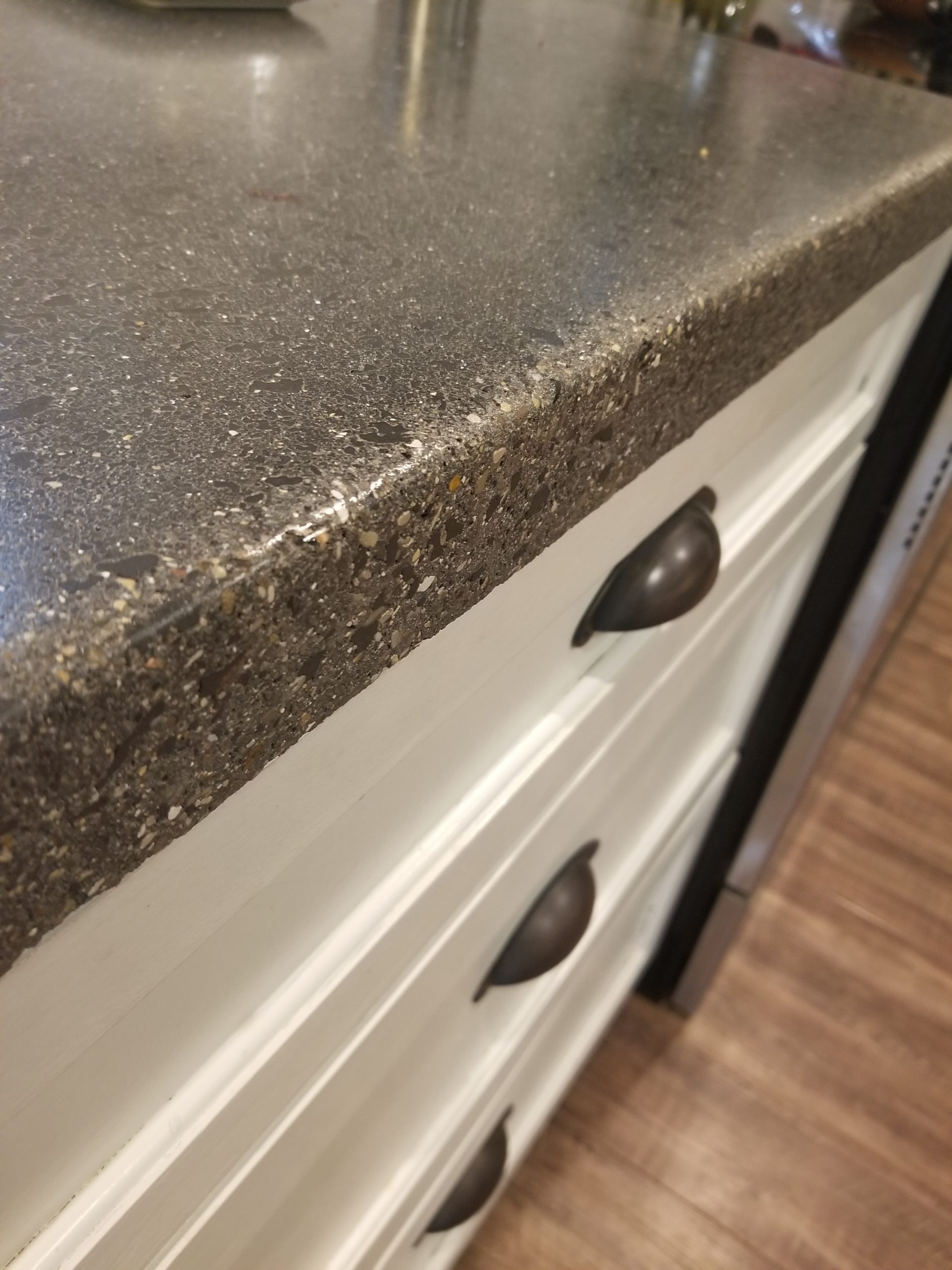 Refinishing Concrete Countertops • THE HOMEMADE ABODE